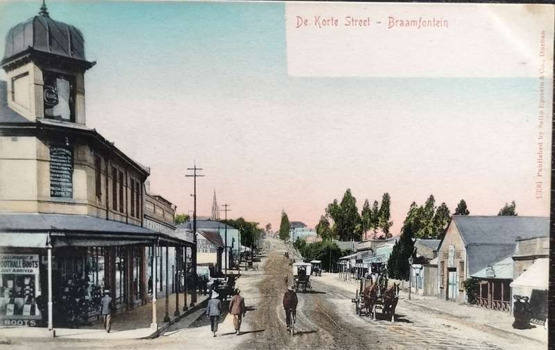 Vintage post card - South Africa - Johannesburg/Braamfontein