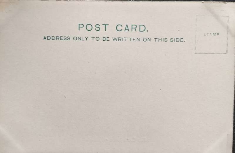 Vintage post card - South Africa - Kroonstad Court house