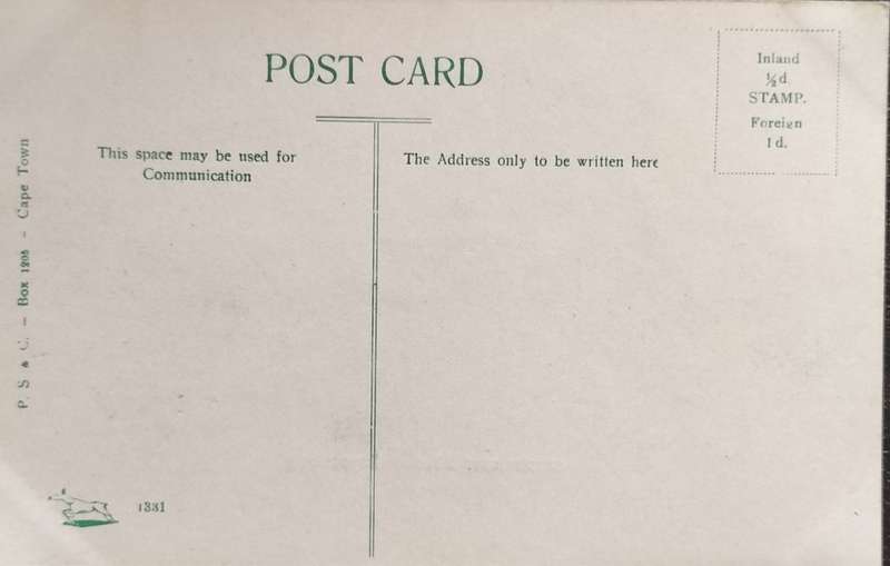 Vintage post card - South Africa - Johannesburg - Jeppestown