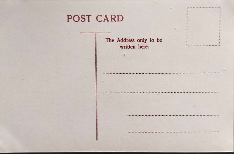 Vintage post card - South Africa - Johannesburg - Turf club race course