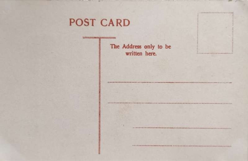 Vintage post card - South Africa - Inchanga - Railway line and bridge -