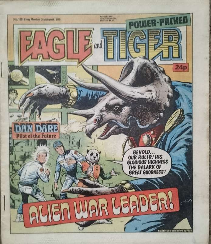 Vintage Comics - Eagle & Tiger (x4) 1985