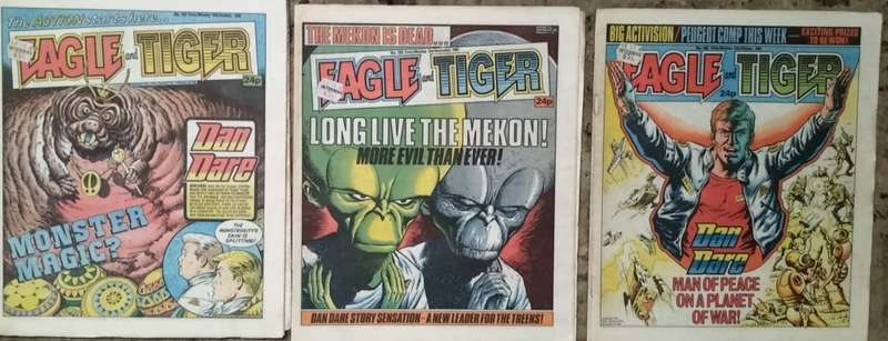 Vintage Comics - Eagle & Tiger (x4) 1985