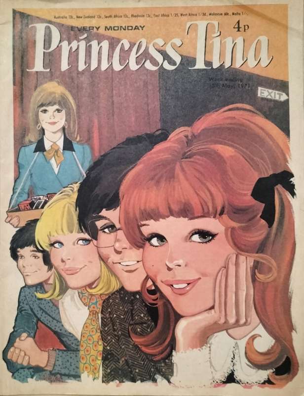 Vintage Comics - Princess Tina (x4) 1971