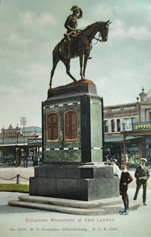 Vintage Post Card - South Africa - East London (Volunteer Monument)