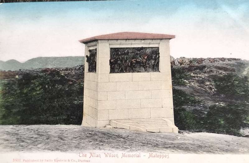 Vintage Picture Postcard - Matopos - Allan Wilson memorial