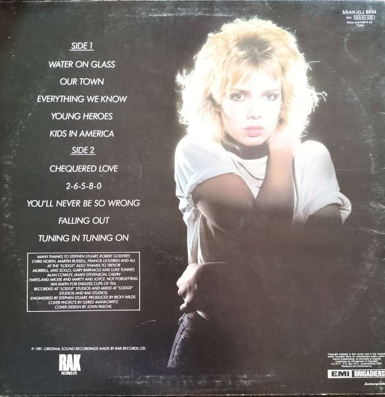 Vintage Vinyl / LP / Record - Kim Wilde  -