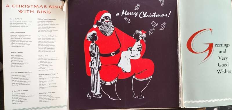 Vintage Vinyl / LP / Record - A Christmas Album - Bing Sings
