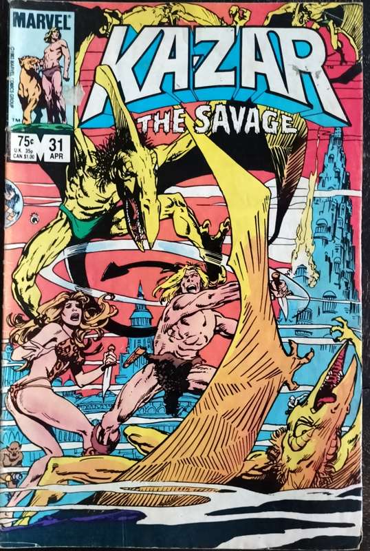 Vintage Marvel Comic - Kazar