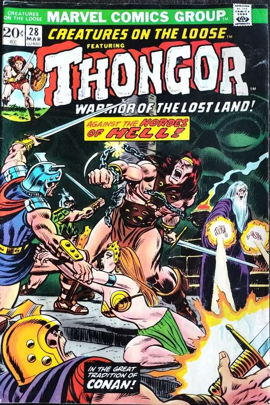 Vintage Marvel Comic - Thongor