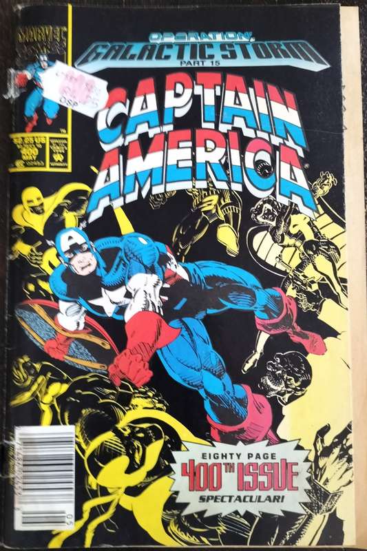 Vintage Marvel Comic - Captain America (80 page - 400th issue) - with issue