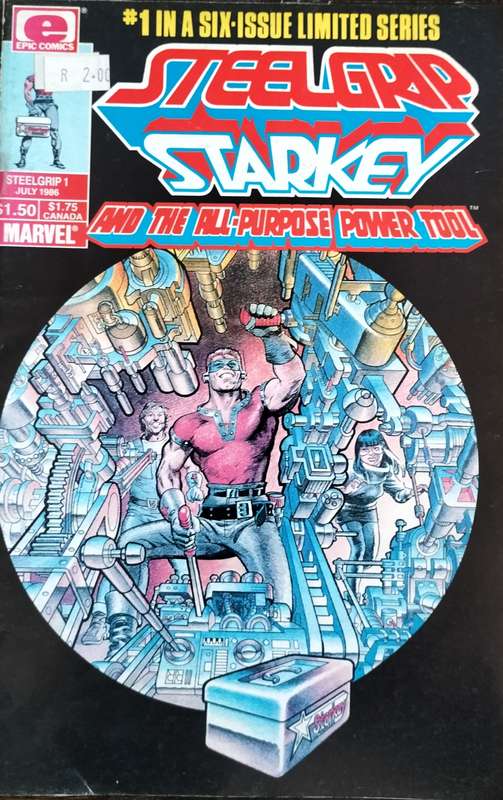 Vintage Epic Comic - Steel Grip Starkey (No 1 of 6)