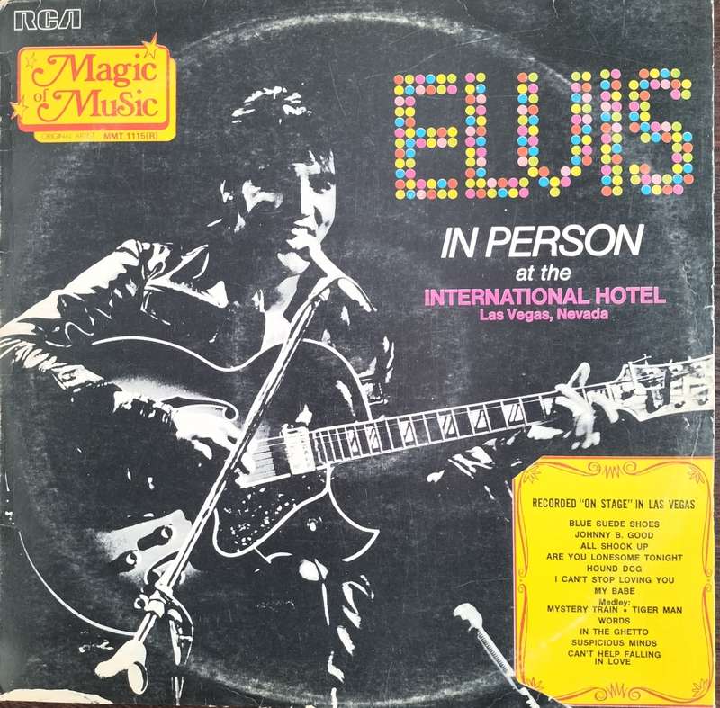 Vintage Vinyl / LP / Record - Elvis in person - Las Vegas