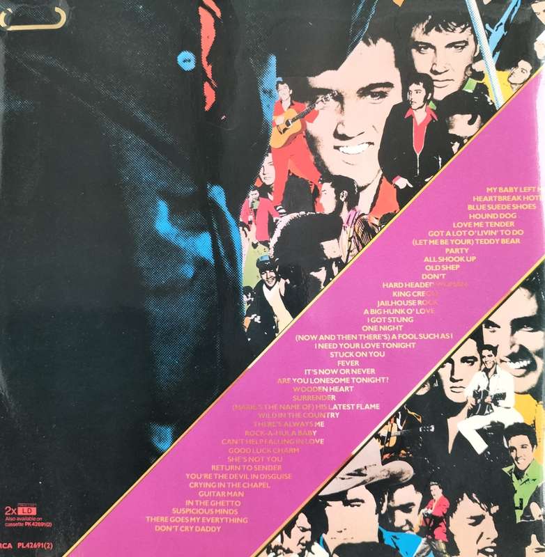 Vintage Vinyl / LP / Record - Elvis - 40 greatest - 2LP (Pink pressing)