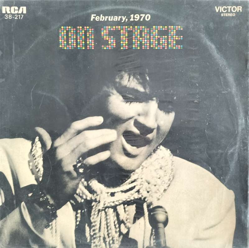 Vintage Vinyl / LP / Record - Elvis on stage 1970