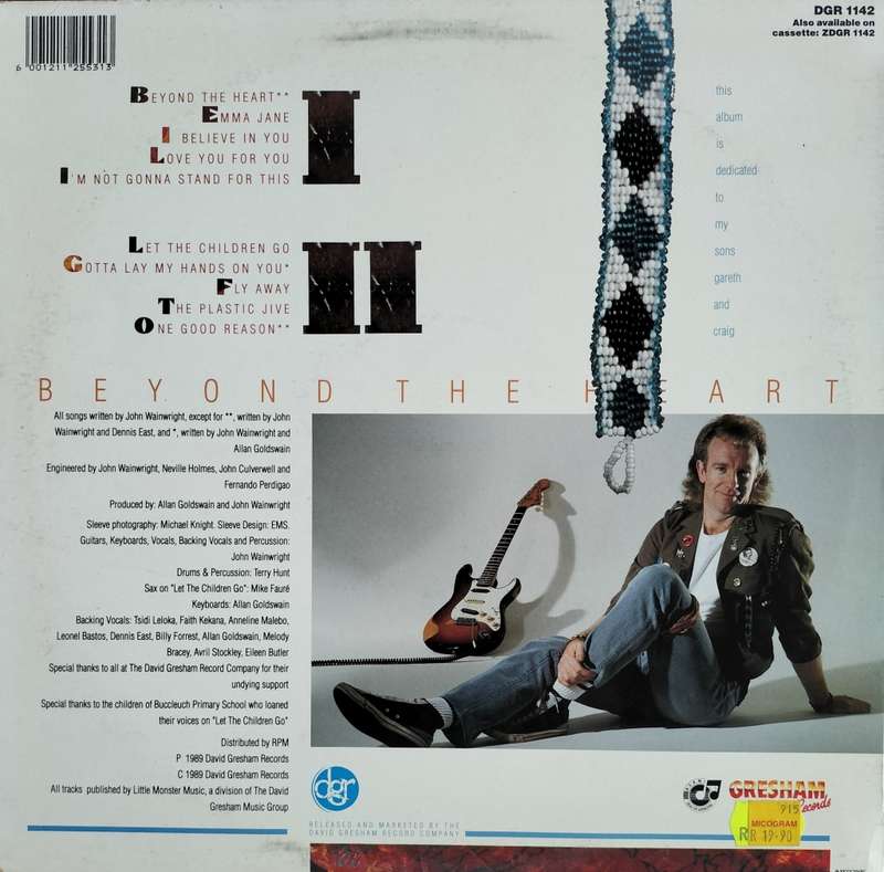 Vintage Vinyl / LP / Record - John Wainwright - Beyond the heart