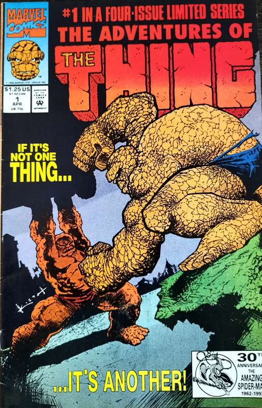Vintage Marvel Comic - The Adventures of the Thing (1 in 4 issue)