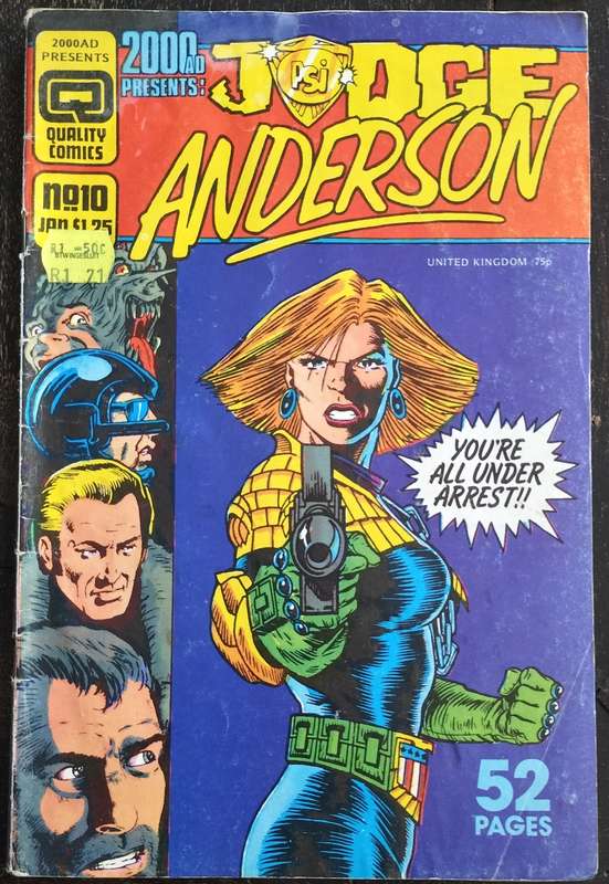 Vintage Quality comic - Judge Anderson (52 pages)