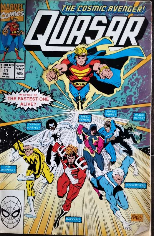 Vintage Marvel comic - Quasar
