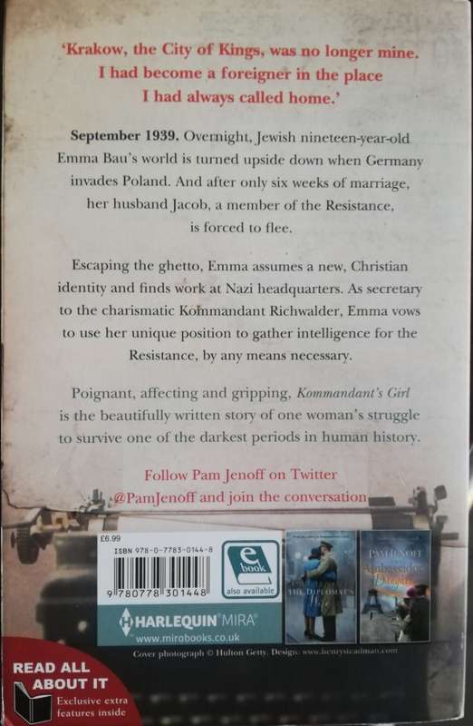 Kommandant`s Girl by Pam Jenoff (Softback)
