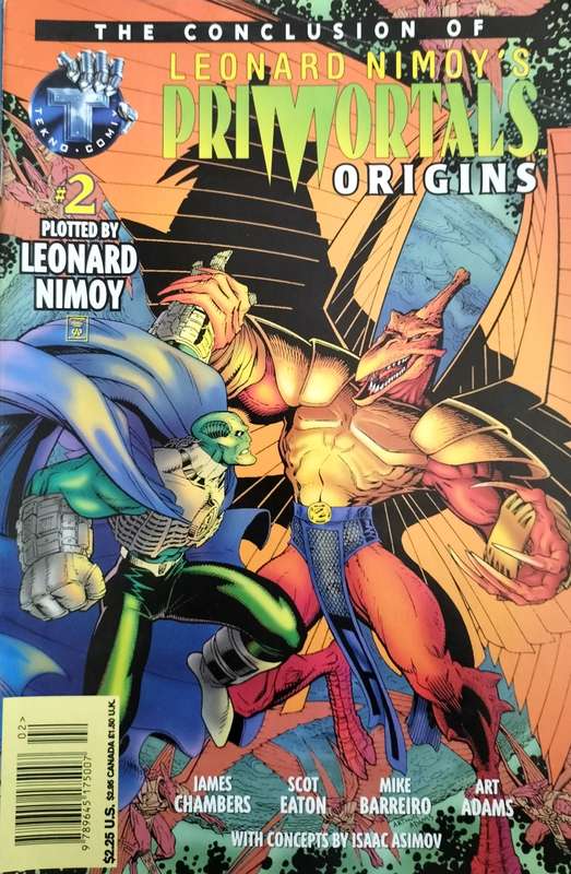 Vintage Tekno comic - Leonard Nimoy`s Primortals #2