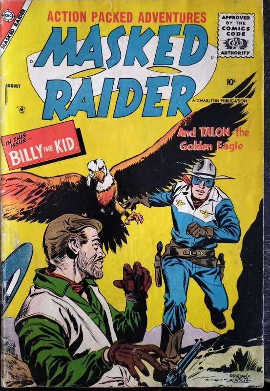 Vintage Charlton comic - Masked Rider