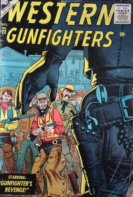 Vintage Atlas comic - Western gunfighters #22
