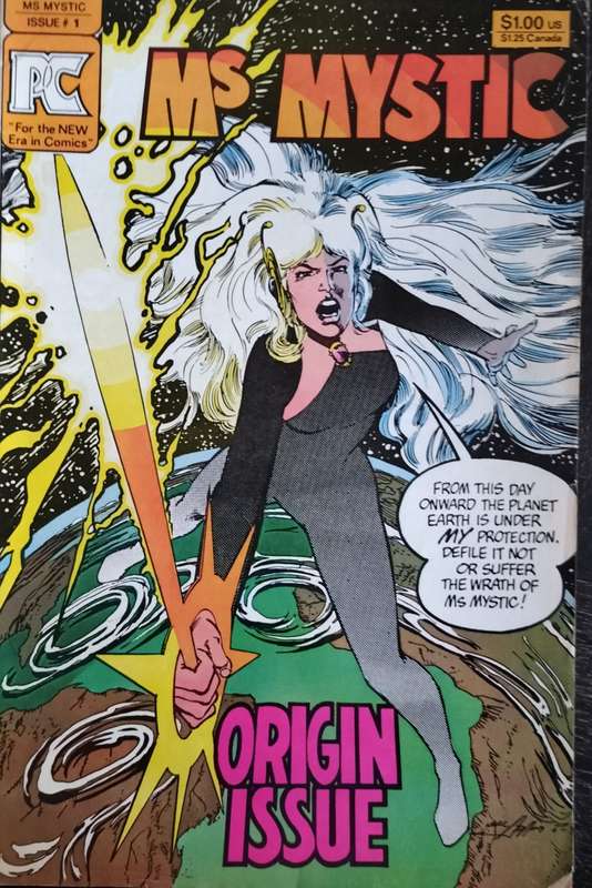 Vintage PC comic - Ms Mystic #1