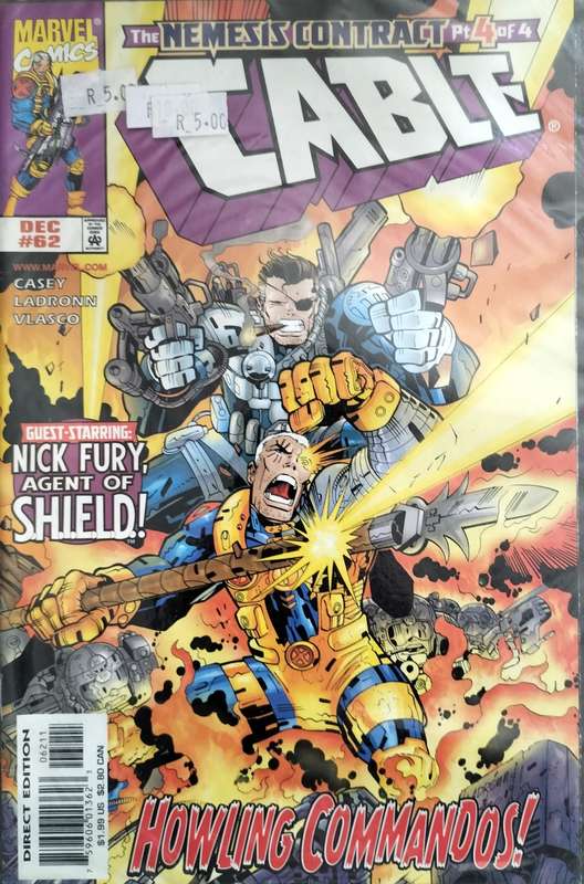 Vintage Marvel Comic - Cable #62