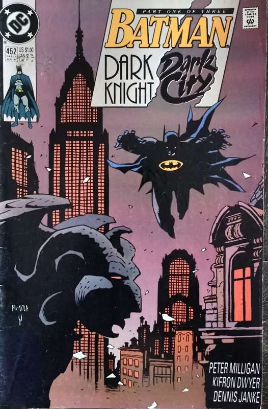 Vintage DC Comic - Batman - Dark Knight (Part one of three) #452