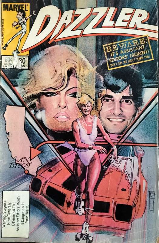 Vintage Marvel Comic - Dazzler (with issue)