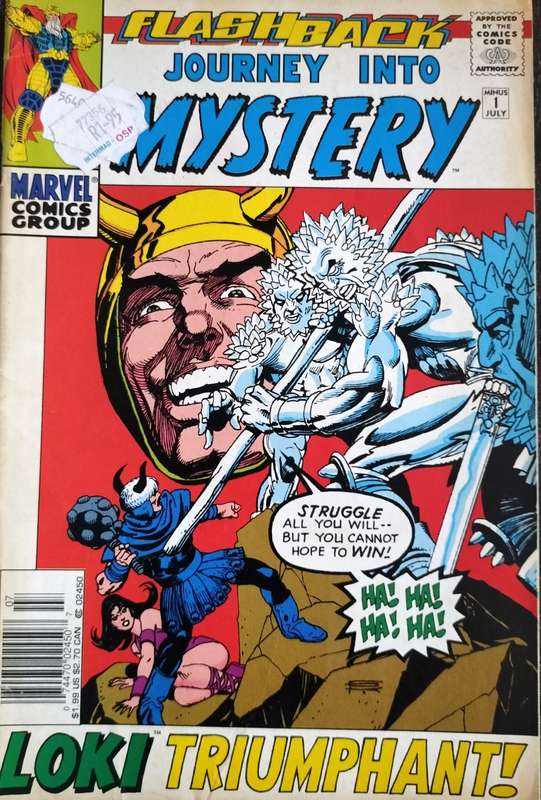 Vintage Marvel Comic - Flashback - Journey into mystery