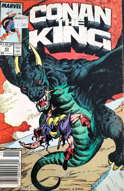 Vintage Marvel Comic - Conan - The King #43