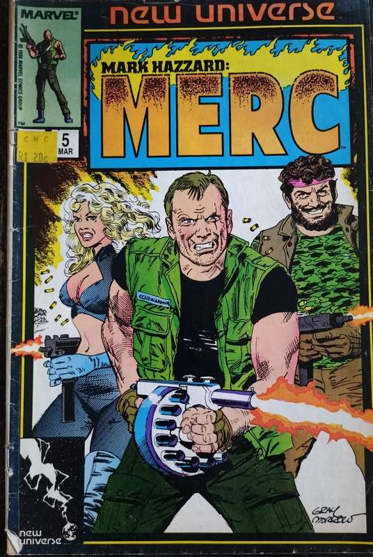 Vintage Marvel Comic - Mark Hazard: Merc