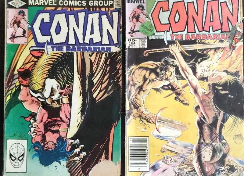 Vintage Marvel Comic: Conan (with issues) x2