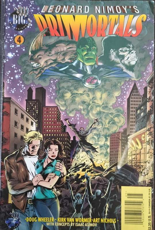 Vintage Techno Comic: Primortals #4