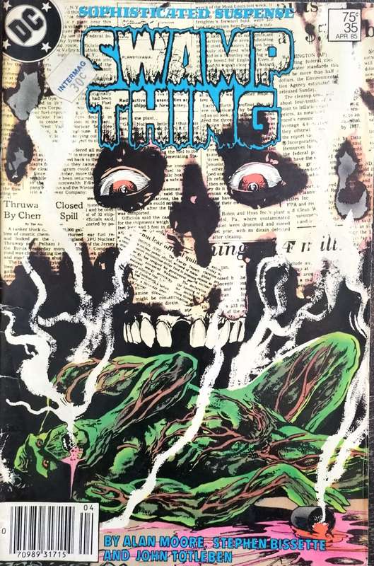 Vintage DC comic - Sophisticated suspense - Swamp Thing #35