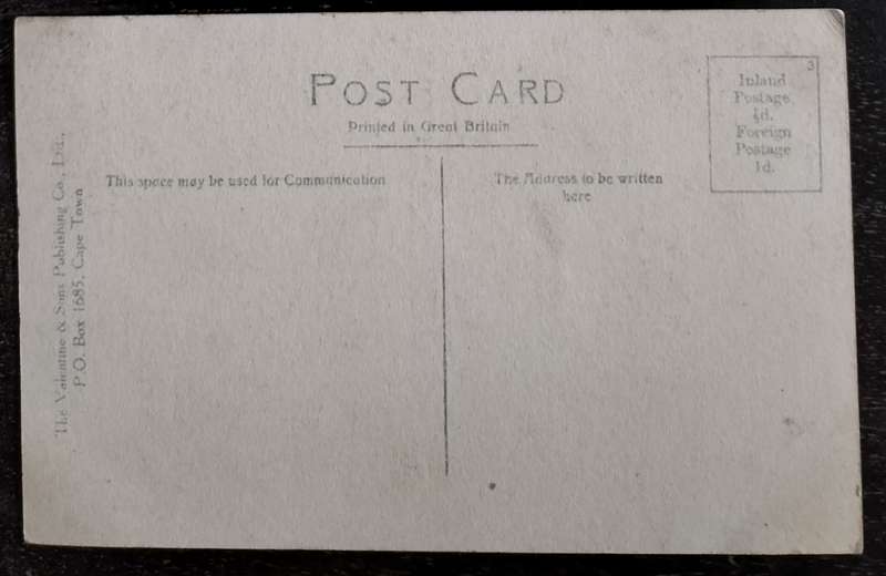 Vintage unused post card - Muizenberg