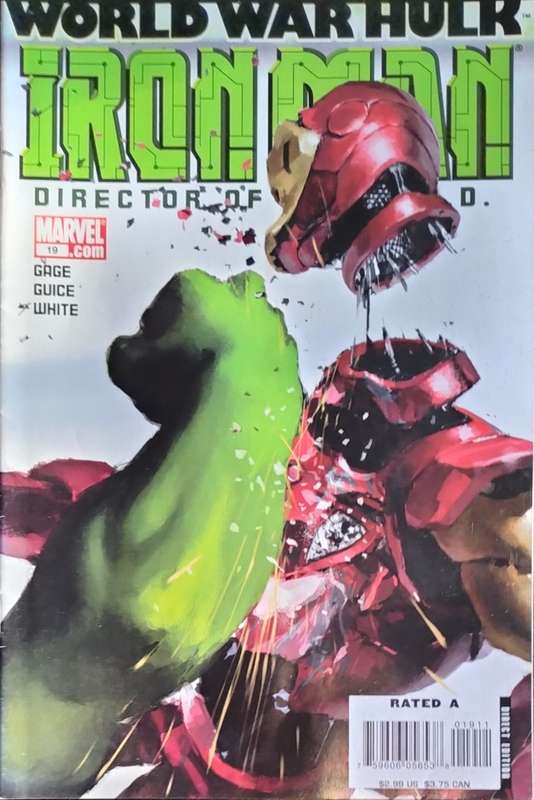 Vintage Marvel Comic - World War Hulk -Iron Man #19