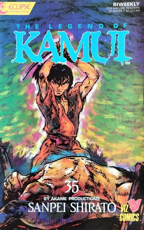 Vintage Viz Comic - The legend of Kamui #35
