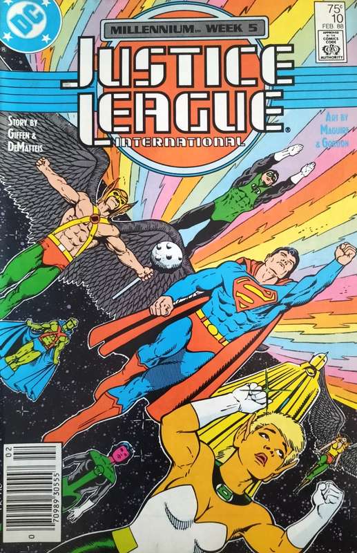 Vintage DC Comic - Justice League International #10