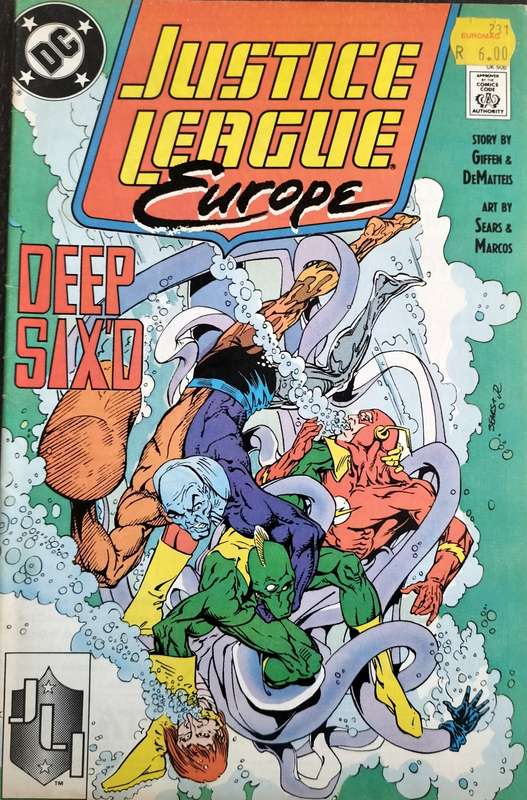 Vintage DC Comic - Justice League Europe