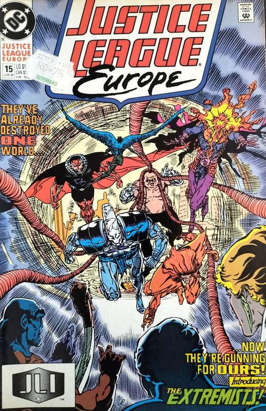 Vintage DC Comic - Justice League Europe #15