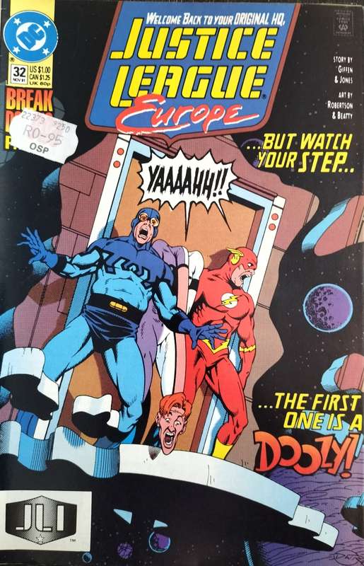 Vintage DC Comic - Justice League Europe #32