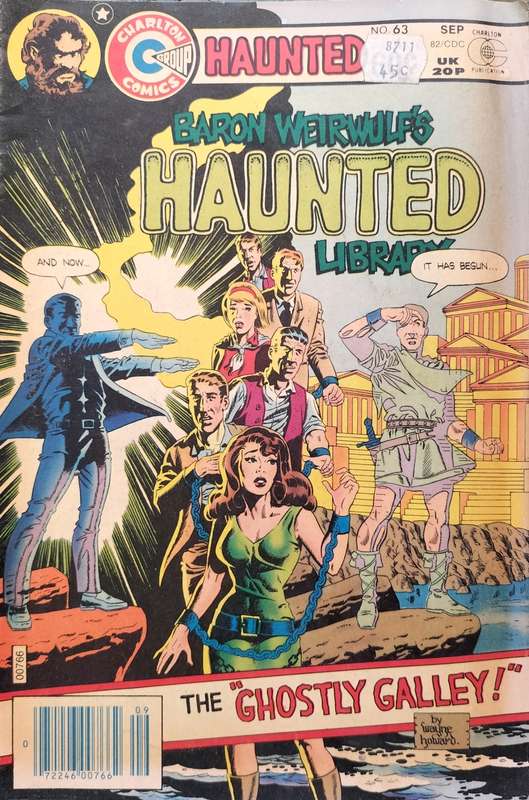 Vintage Charlton Comics - Baron Weirwulf's Haunted Library #63