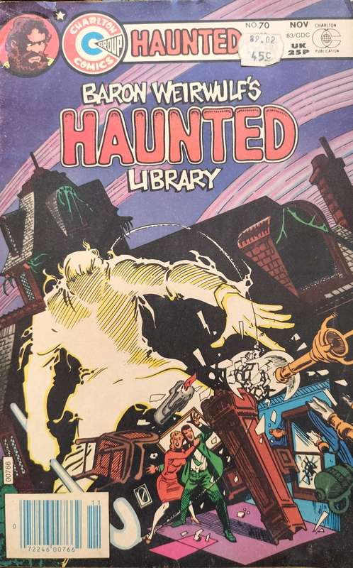 Vintage Charlton Comics - Baron Weirwulf's Haunted Library #70