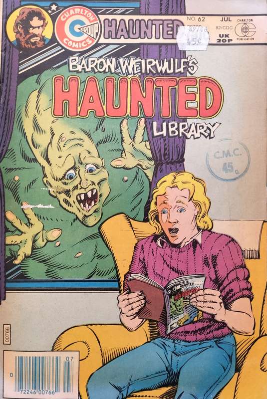 Vintage Charlton Comics - Baron Weirwulf's Haunted Library #62