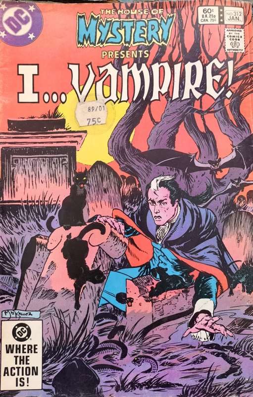 Vintage DC Comics - The house of mystery #312