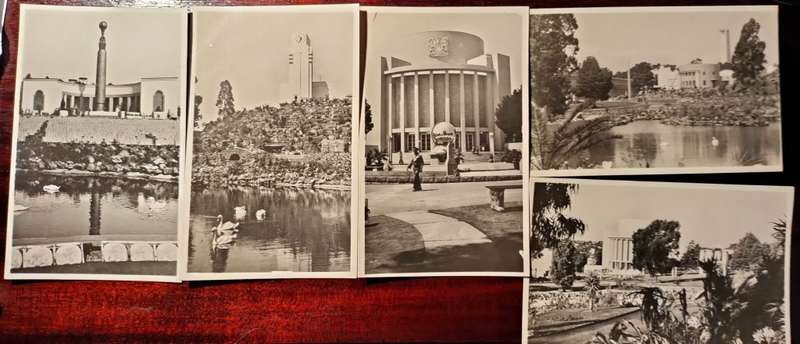 Johannesburg post cards (x 5) - Empire exhibition 1936