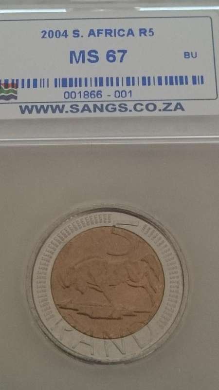 2004 SOUTH AFRICAN R5 MS 67 BU